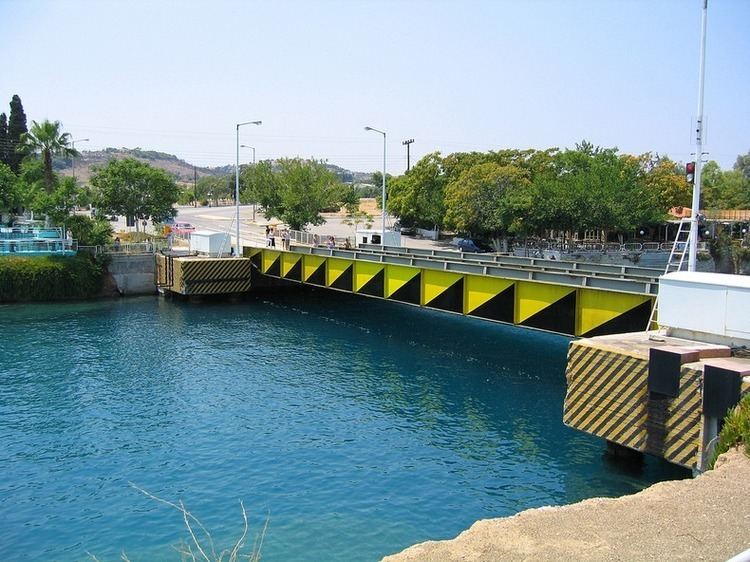 Submersible bridge Submersible Bridges at Corinth Canal Greece Amusing Planet