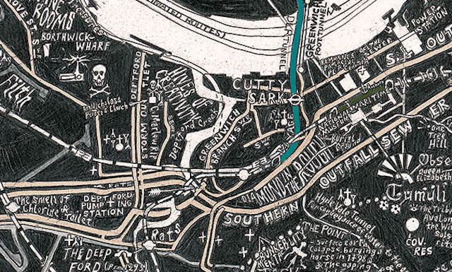 Subterranean London Stephen Walter39s Map Of Subterranean London Londonist