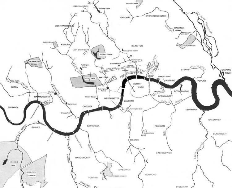 Subterranean rivers of London
