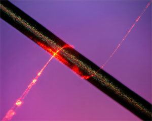 Subwavelength-diameter optical fibre