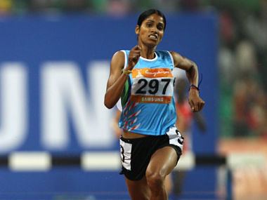Sudha Singh Riobound Sudha Singh smashes 3000m steeplechase national record