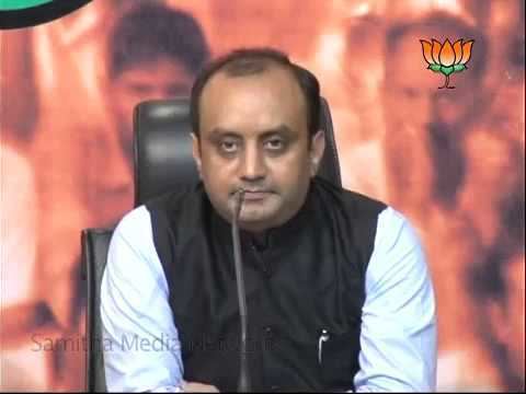 Sudhanshu Trivedi BJP Press on Muzaffarnagar Issue by Dr Sudhanshu Trivedi YouTube