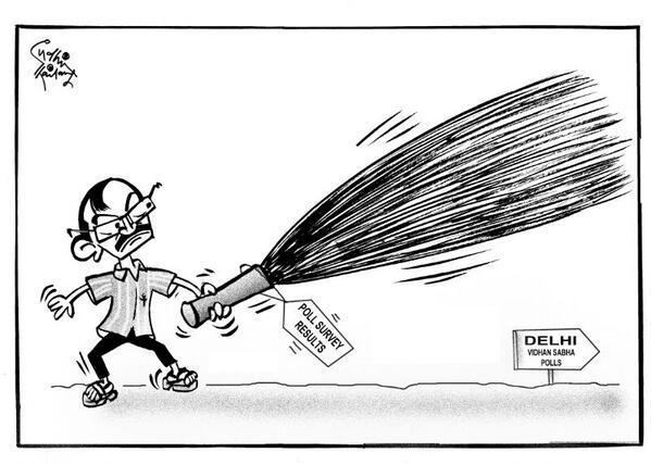 Sudhir Tailang sudhir tailang on Twitter AAP s Jhadoo Kejriwal cartoon http
