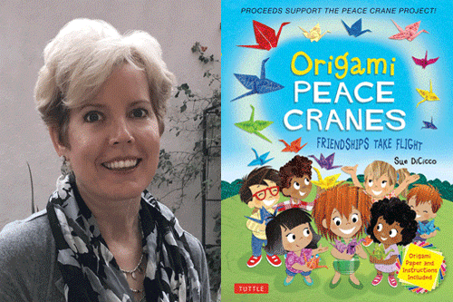 Sue DiCicco AuthorIllustrator Event Origami Peace Cranes With Sue DiCicco