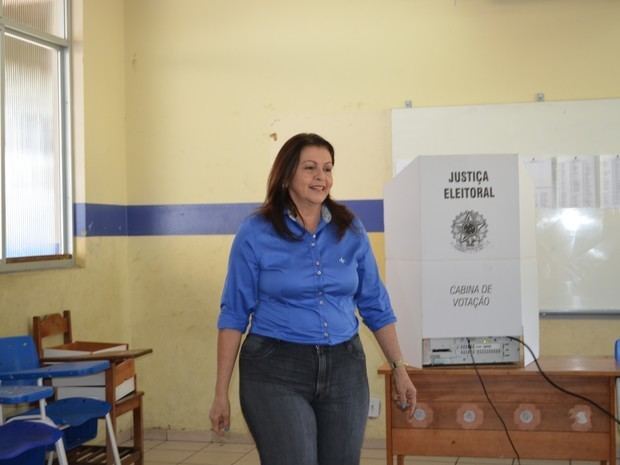 Suely Campos G1 Candidata ao governo de RR Suely Campos do PP vota em Boa