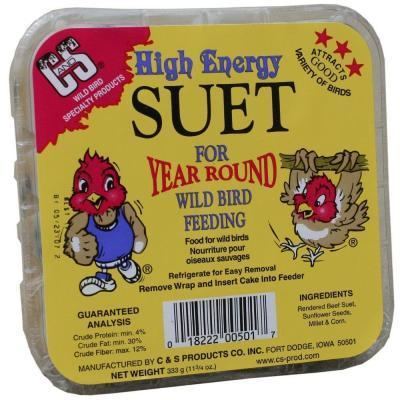 Suet C amp S Products High Energy 07 lb Wild Bird SuetCS12501 The Home
