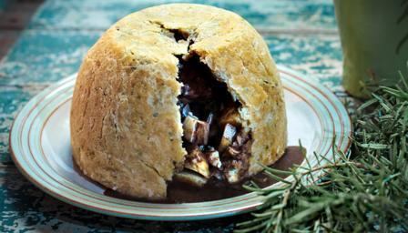 Suet pudding BBC Food Recipes Lamb and kidney suet pudding with rosemary