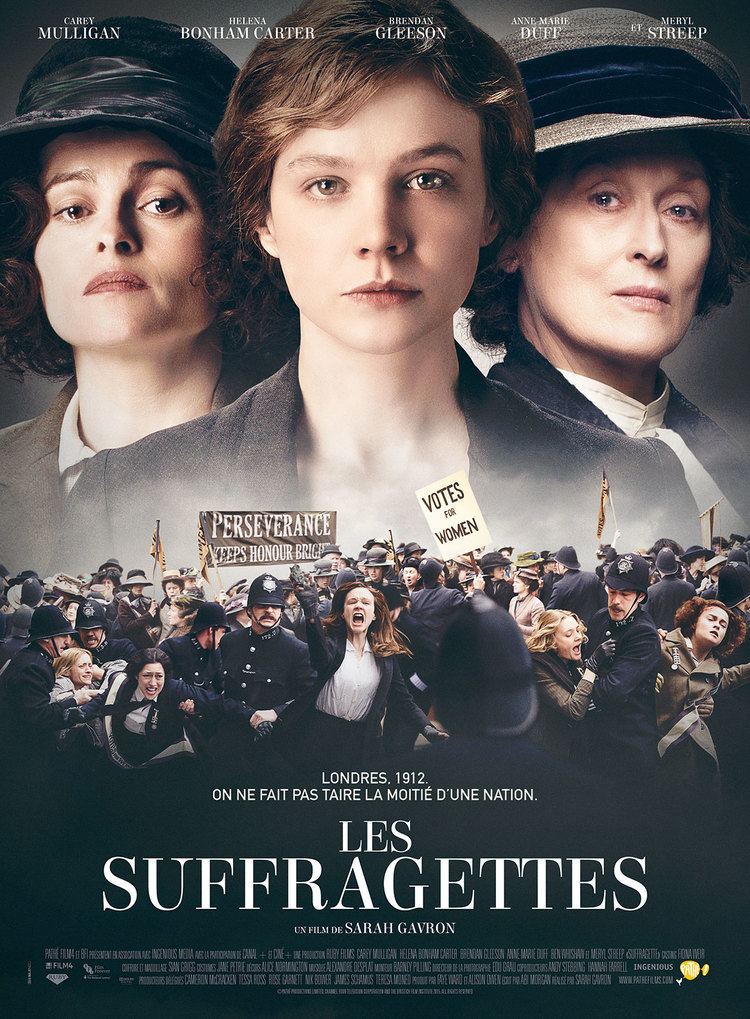 Suffragette (film) Les Suffragettes est un film de Sarah Gavron avec Carey Mulligan