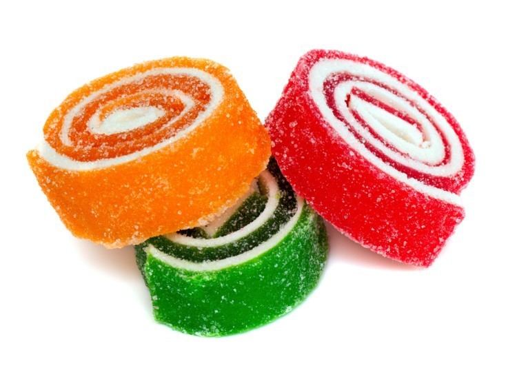 Sugar candy Low calorie candy with sugar alternatives