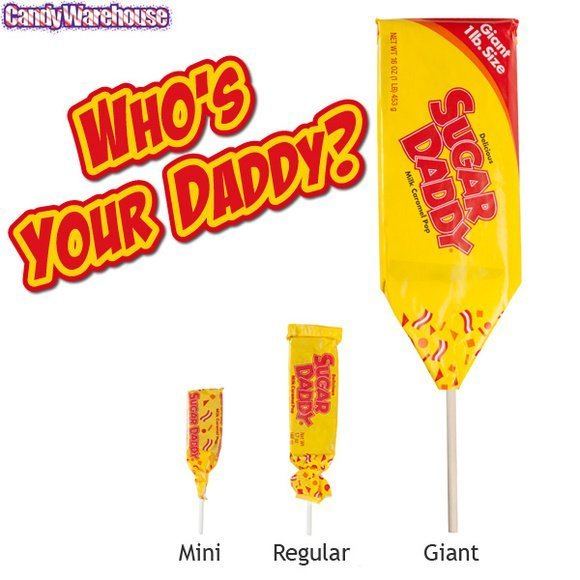 Sugar Daddy (candy) Sugar Daddy Caramel Pops 48Piece Box CandyWarehousecom