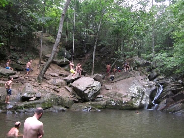 Sugar Hollow Blue Hole on a hot day The Hook Charlottesville39s weekly