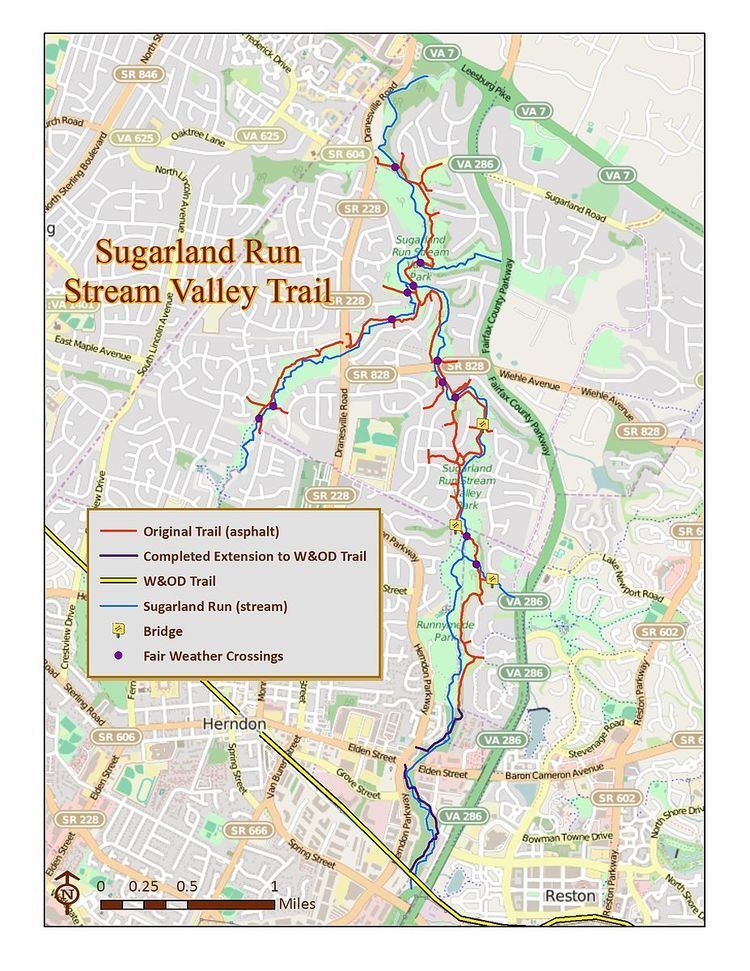 Sugarland Run Valley Stream Trail