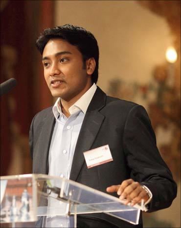Suhas Gopinath Meet the world39s youngest CEO Rediffcom Business