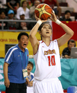 Sui Feifei Sui Feifei Beautiful Captain of the Womens Basketball Team All