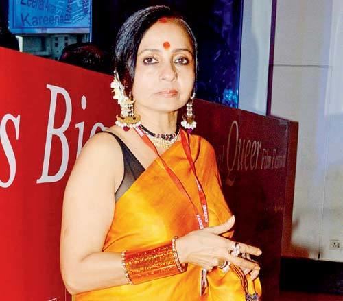 Sujata Mehta Theatre actress Sujata Mehta spotted at the queer film