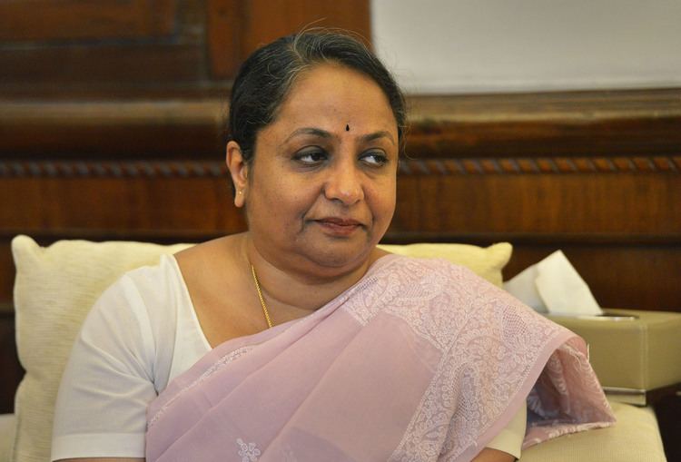 Sujatha Singh FileIndian Foreign Secretary Sujatha Singh listens as