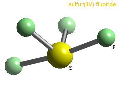 Sulfur tetrafluoride Sulfursulphur tetrafluoride WebElements Periodic Table