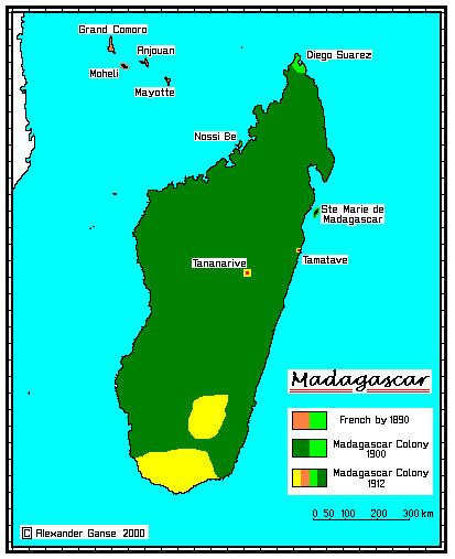 Sultanate of Zanzibar mapmadagascargif
