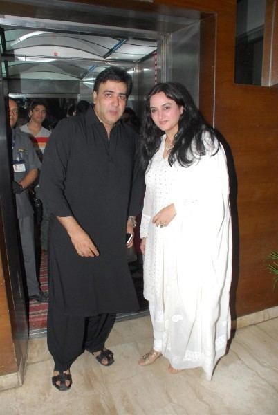 Sumeet Saigal Farah with Sumeet Saigal at film Haider special screening