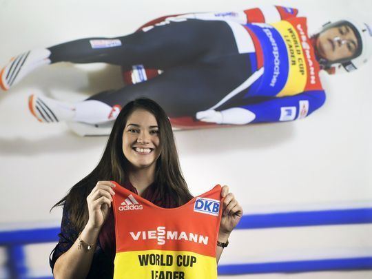 Summer Britcher Out of nowhere Britcher leads World Cup luge