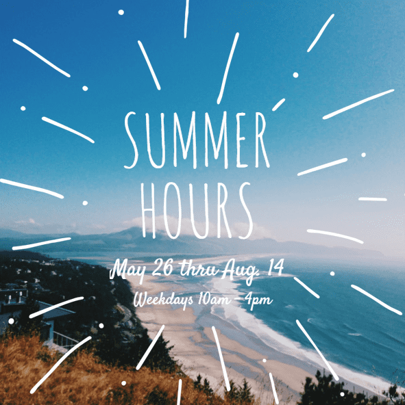 Summer Hours hours Wardman Library Blog Whittier College Wardman Library