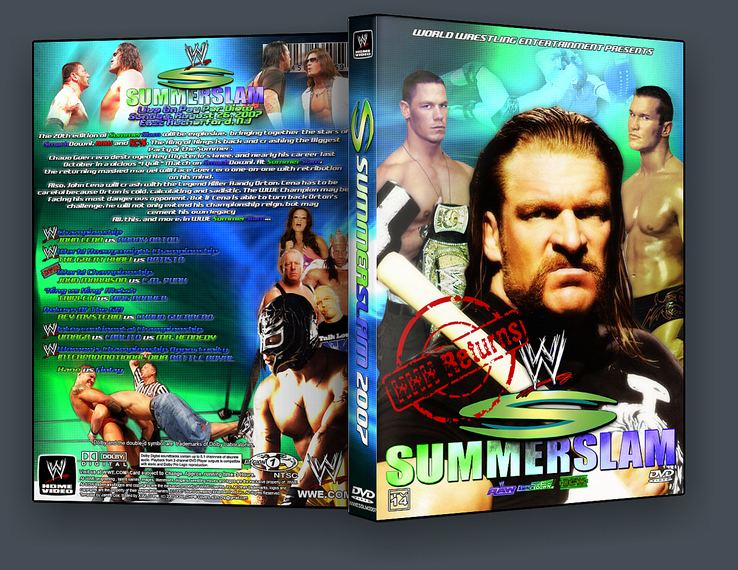 SummerSlam (2007) WWE SummerSlam 2007 V1 Cover by X3MCHP on DeviantArt