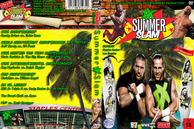 SummerSlam (2009) WWE SummerSlam 2009 Cover by AladdinDesign on DeviantArt