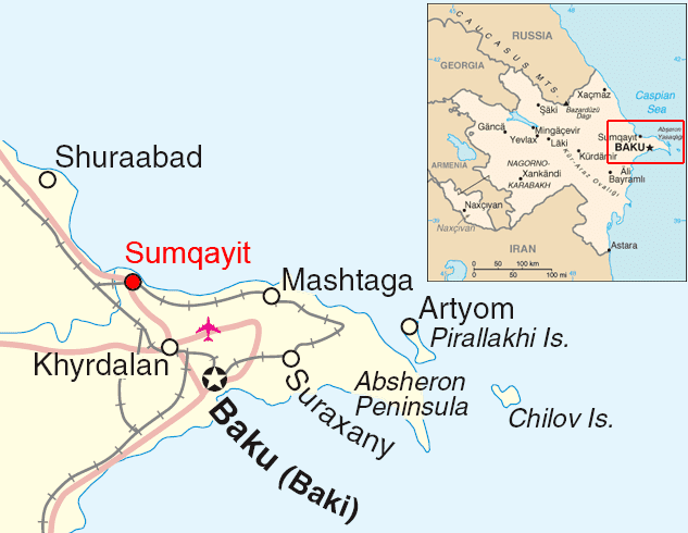 Sumqayit in the past, History of Sumqayit