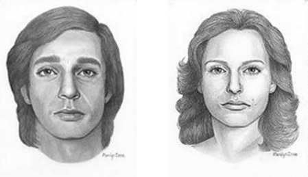 Police artist sketches of John and Jane Doe in Sumter County