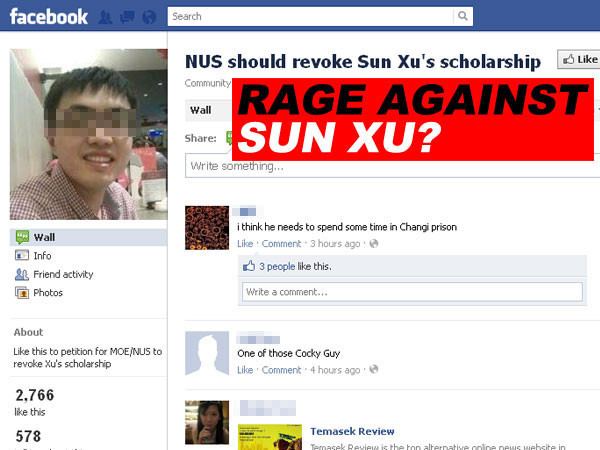 Sun Xu PRC students planning protest for NUS scholars Sun Xu Page 2