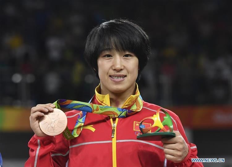 Sun Yanan Sun Yanan wins freestyle wrestling bronze Chinaorgcn