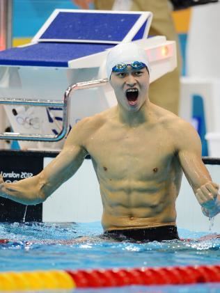 Sun Yang Chinese swimming drug cheat Sun Yang secretly training with