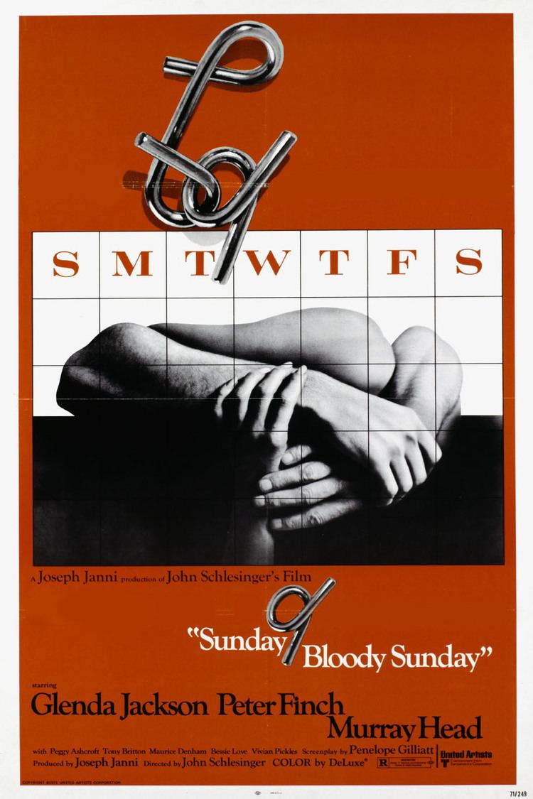 Sunday Bloody Sunday (film) wwwgstaticcomtvthumbmovieposters8393p8393p