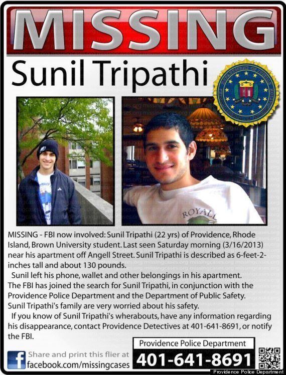 Sunil Tripathi Sunil Tripathi Brown University Student Is Missing As Search