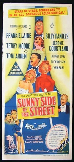 Sunny Side of the Street (film) SUNNY SIDE OF THE STREET Movie poster 1951 Frankie Laine daybill