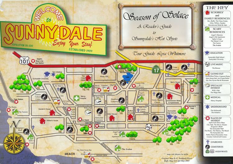 Sunnydale How far is Sunnydale from LA buffy