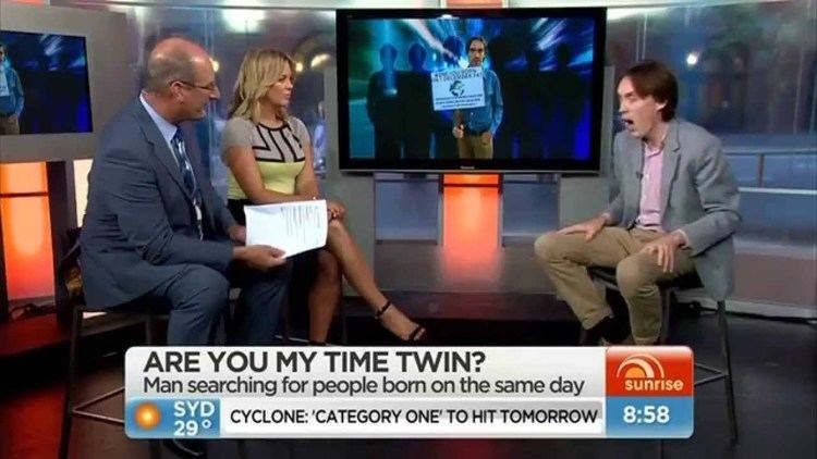 Sunrise (TV program) Searching for time twins interview on Sunrise TV show in Australia