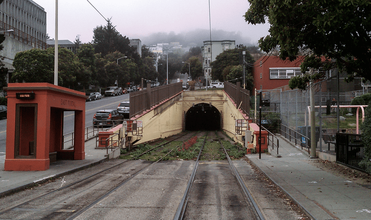 Sunset Tunnel East Portal of the Sunset Tunnel San Francisco by Weissboard on