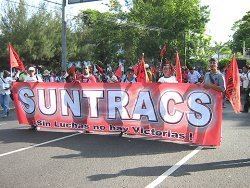 SUNTRACS SUNTRACS PROTEST TUE NOV 24th PROTESTA DEL SUNTRACS MAR 24 DE