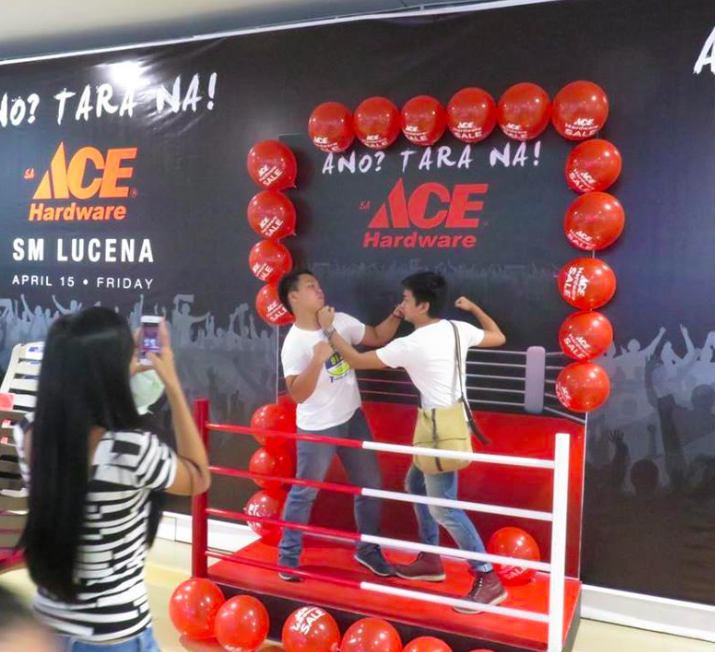 Suntukan sa Ace Hardware Look Stage is set for Suntukan sa Ace Hardware Coconuts Manila