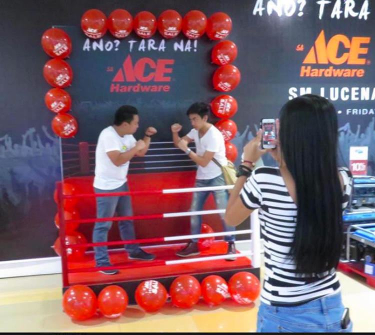 Suntukan sa Ace Hardware Look Stage is set for Suntukan sa Ace Hardware Coconuts Manila