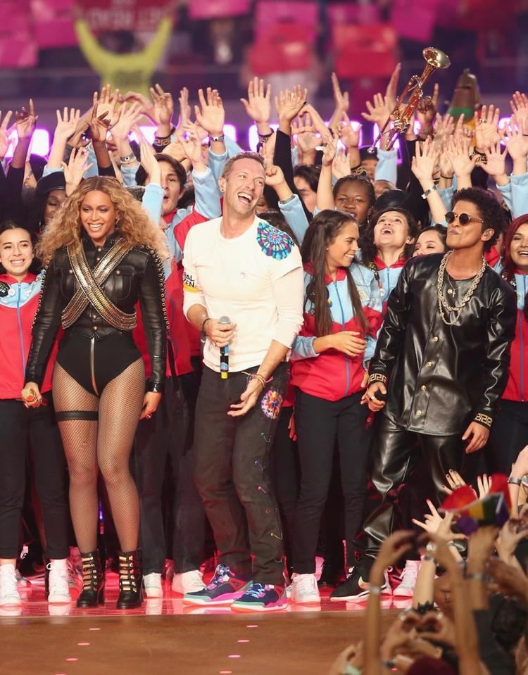 Super Bowl 50 halftime show Coldplay Beyonce Bruno Mars rock the Super Bowl 50 halftime show