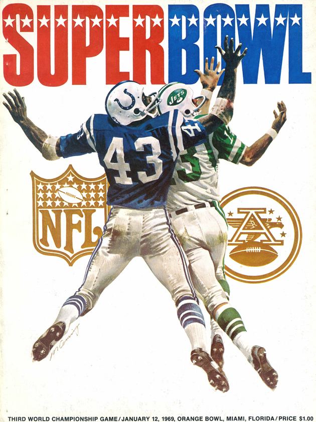 Super Bowl III Super Bowl III game program Pro Football Hall of Fame Official Site