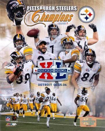 Super Bowl XL Pittsburgh Steelers Super Bowl XL Picture Silent Auction Golf