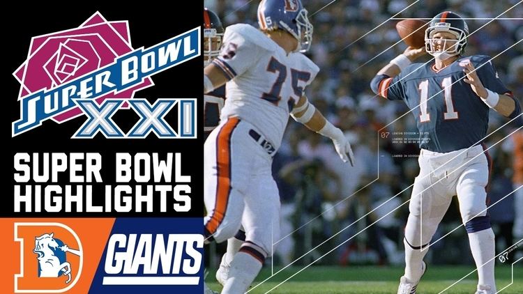Super Bowl XXI Super Bowl XXI Broncos vs Giants NFL YouTube