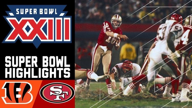 Super Bowl XXIII Super Bowl XXIII Bengals vs 49ers NFL YouTube