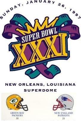 Super Bowl XXXI GC3A217 Super Bowl XXXI Packers vs Patriots Unknown Cache in