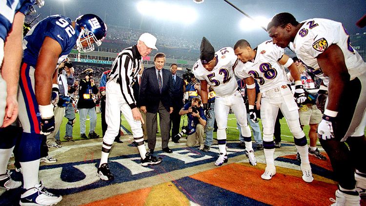 Super Bowl XXXV Super Bowl XXXV coin toss Past 10 Super Bowls in Photos ESPN