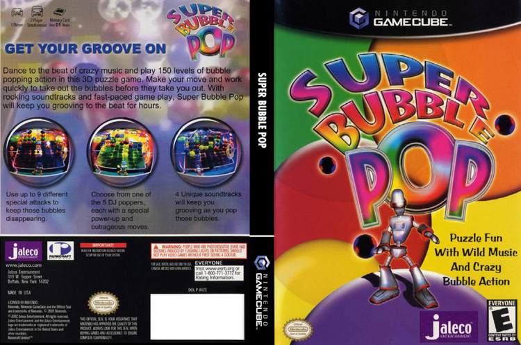 Super Bubble Pop Game Sample - GameCube 
