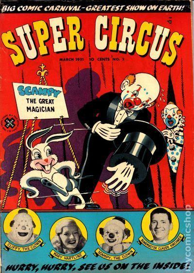 Super Circus Super Circus 1951 comic books